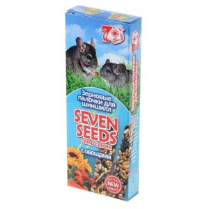 7 SEEDS ПАЛОЧКИ ЗЕРНОВЫЕ ДЛЯ ШИНШИЛЛ С ОВОЩАМИ 100 ГРАММ