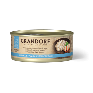 GRANDORF Куриная грудка с креветками 70 г.