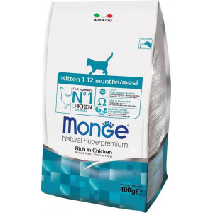 Monge Kitten Chicken / Сухой корм Монж для Котят Курица 400 г