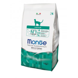 Monge Cat Hairball Сухой корм для выведения комков шерсти из желудка, 1,5кг