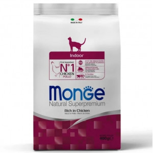 Корм для домашних животных Monge Cat Indoor, для кошек 400 г