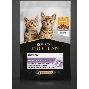 Purina Pro Plan Kitten Healthy Start с курицей в желе 85 г.