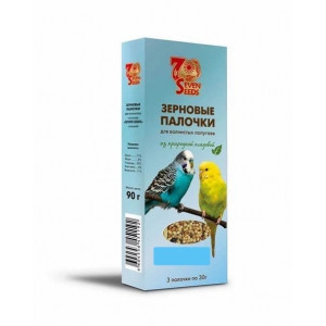 7Seeds Зерновые палочки для попугаев с Витаминами и минералами 90 грамм