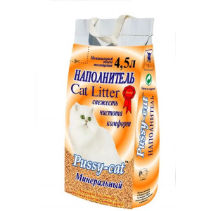 Наполнитель минеральный  "Pussycat" 4,5 л. 